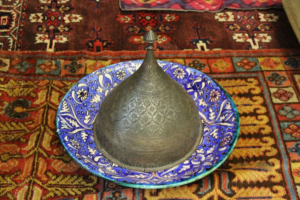 Тарелка и крышка для плова