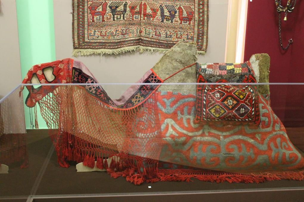 Праздничное убранство верблюда