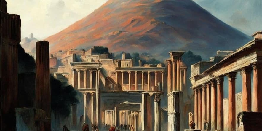 Основное изображение для события Интерактивный урок «История древнего города Помпеи»