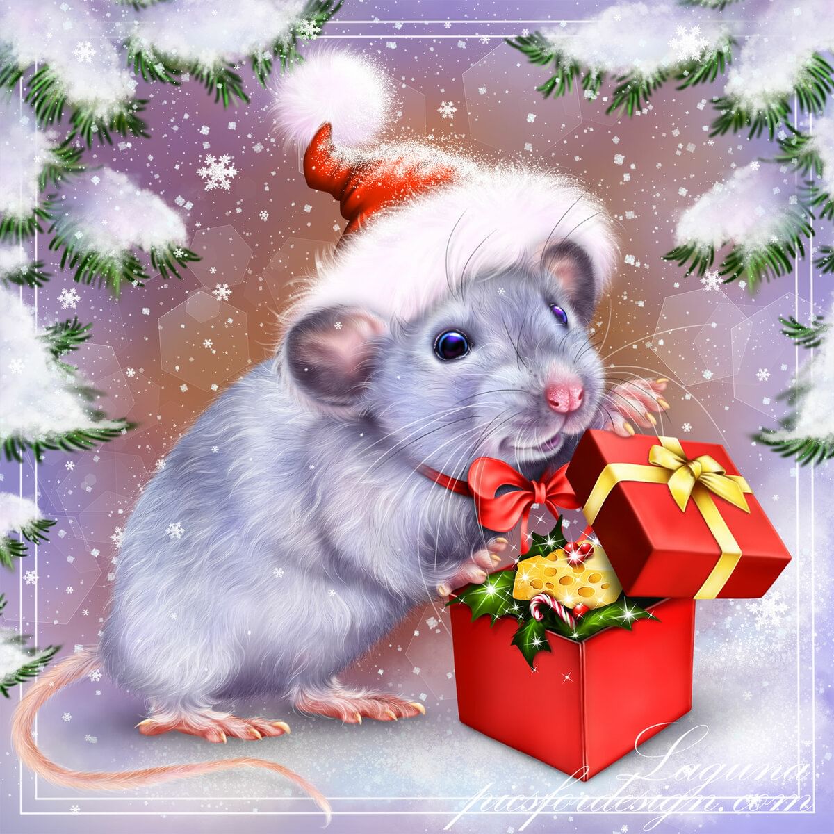 Новогоднее Поздравление От Мышки