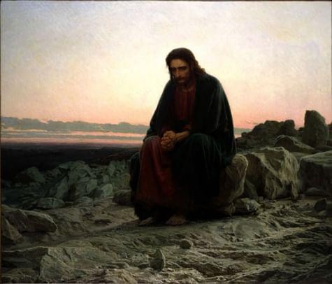 Христос в пустыне. 1872