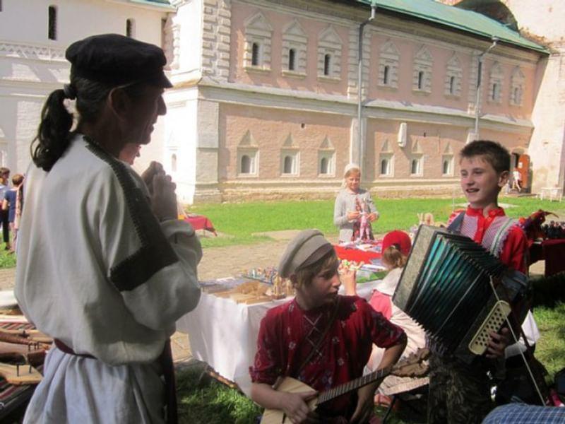 На фестивале «Живая старина» в Ростове Великом