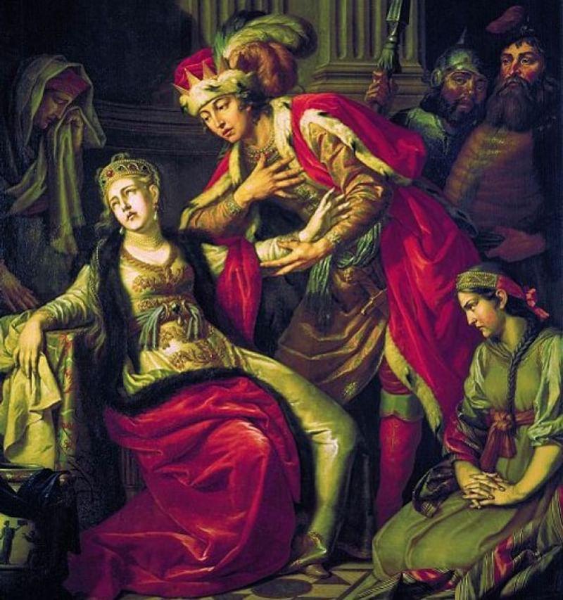 Антон Лосенко. Владимир и Рогнеда. 1770. Русский музей