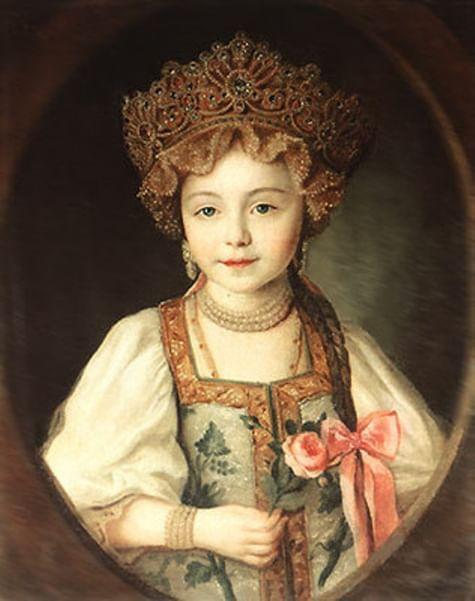 Неизвестный художник. Великая княжна Александра Павловна. 1790-е. Музей-заповедник «Гатчина»