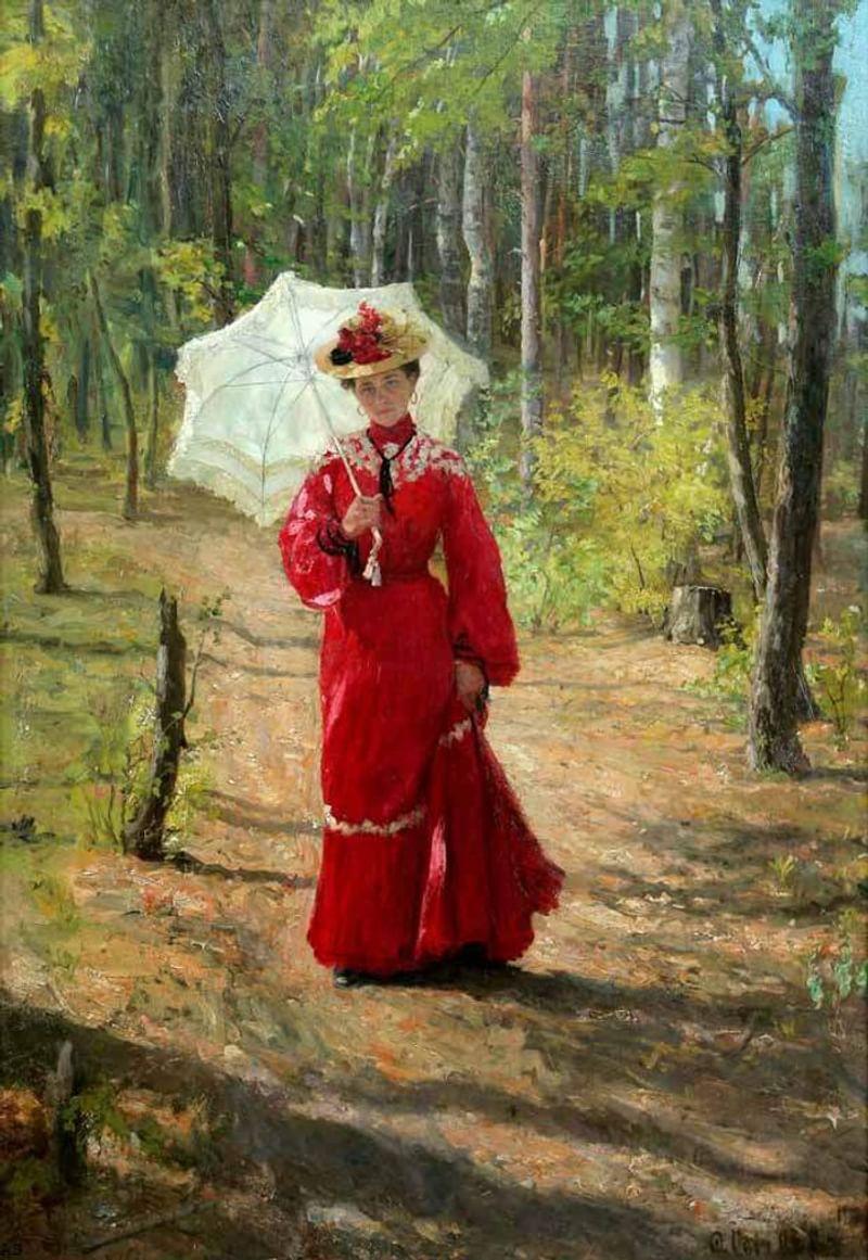 Федот Сычков. Женский портрет. 1903