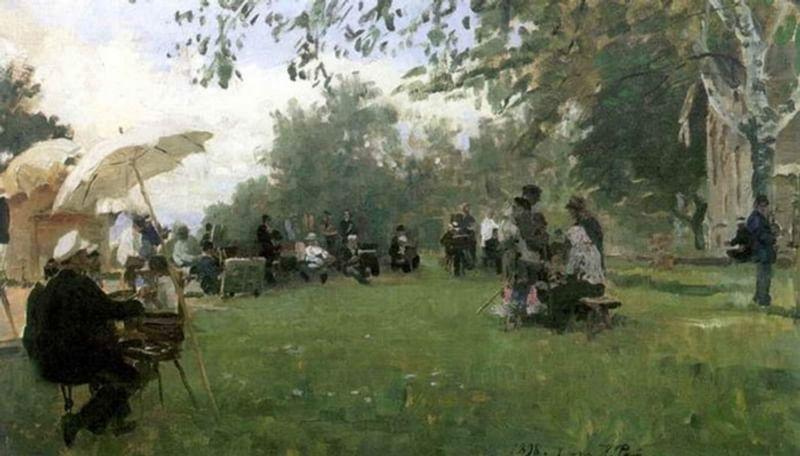 Илья Репин. На Академической даче. 1898