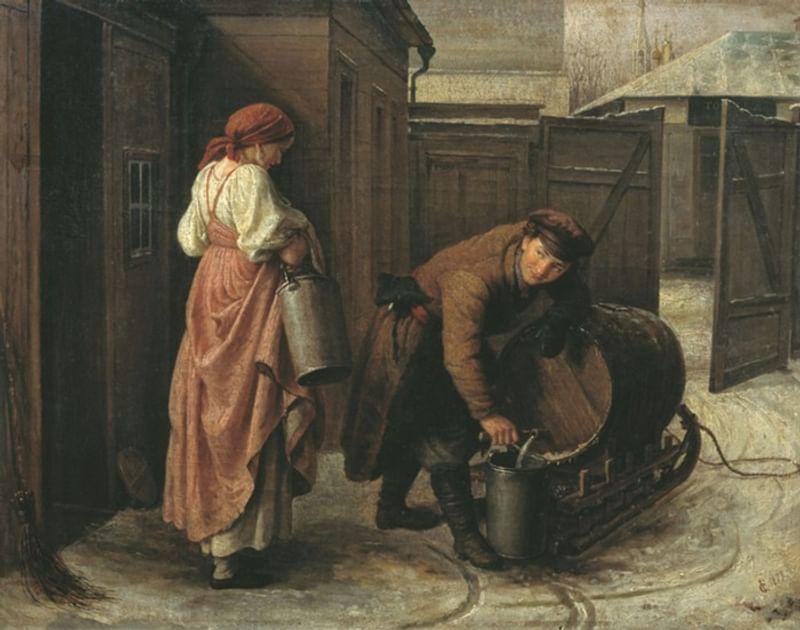 Сергей Грибков. Водовоз. 1873