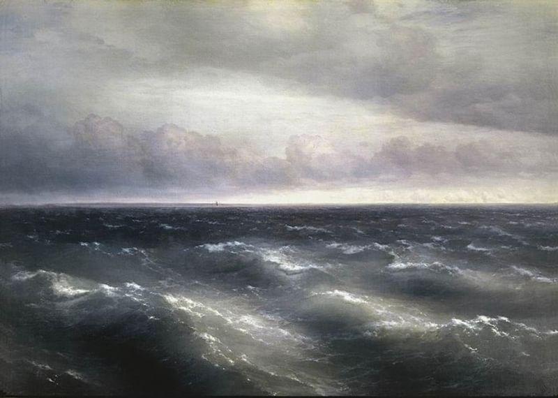 Черное море (На Черном море начинает разыгрываться буря). 1881. ГТГ