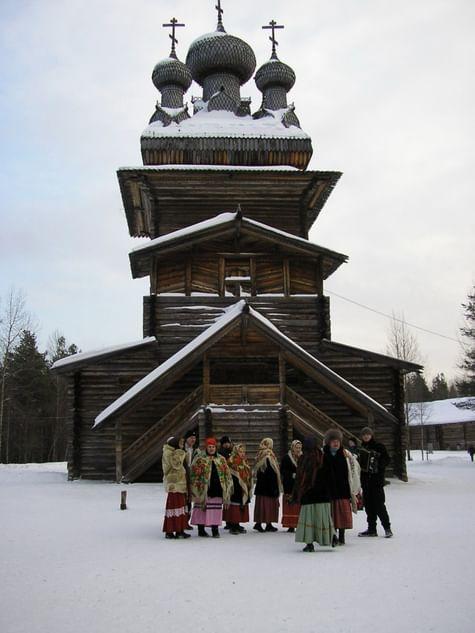 Масленничные гулянья в Малых Корелах