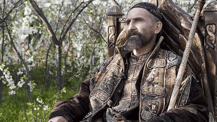 Петр Мамонов в роли Ивана Грозного в фильме «Царь» (2009)