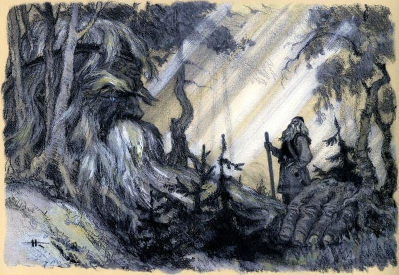 «Калевала». Иллюстрация Николая Кочергина. 1960-е