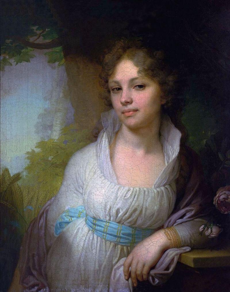 Портрет М.И. Лопухиной. В.Л. Боровиковский. 1797 г.