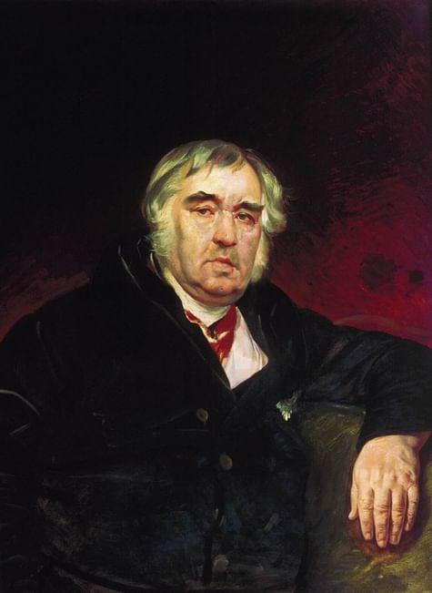 Карл Брюллов. Портрет И.А. Крылова. 1841. ГТГ