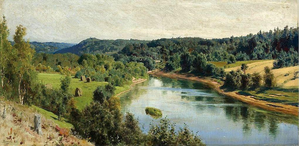 Река Оять, 1883 г.