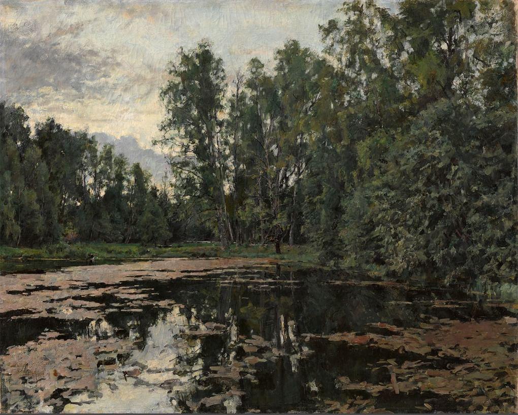 Заросший пруд. Домотканово. 1888