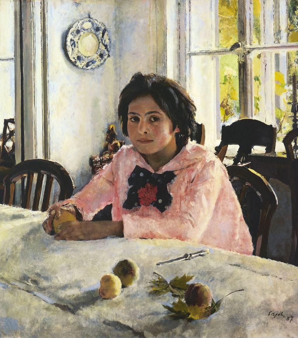 Валентин Серов. Девочка с персиками. 1887 г. 