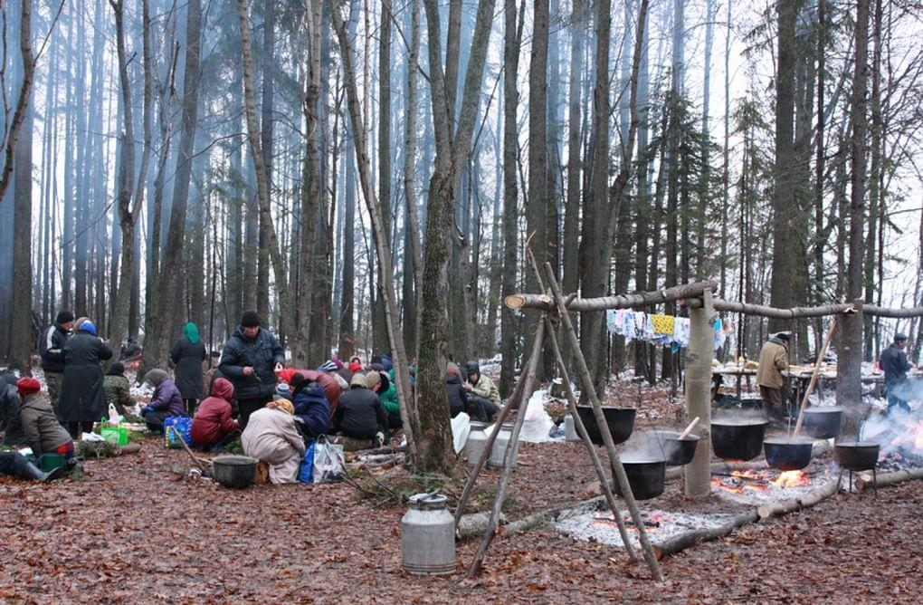 Моление в священной роще. Марий Эл 
