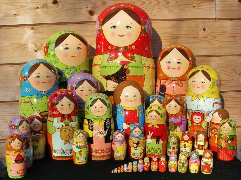 Матрешки в Нолинском краеведческом музее