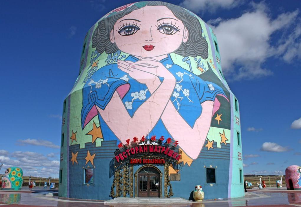 Ресторан «Матрешка» в Маньчжурии