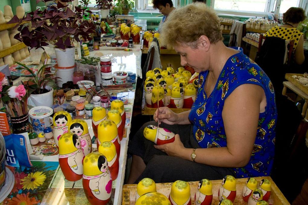 Роспись матрешки