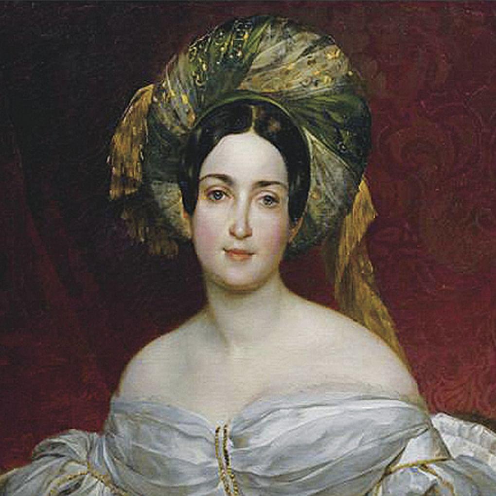 К. Брюллов. Портрет княгини Авроры Демидовой. 1837. Нижнетагильский музей