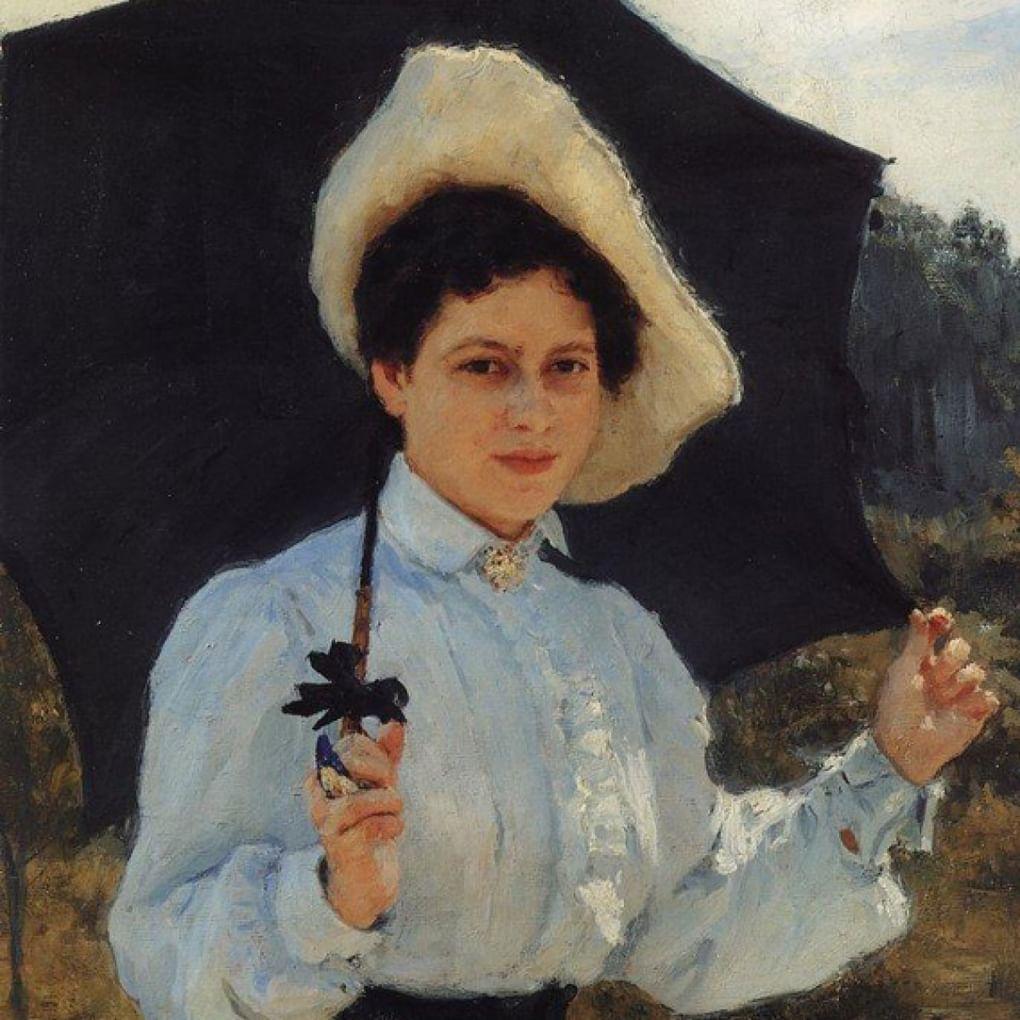 И. Репин. На солнце (Портрет дочери художника). 1900. Третьяковская галерея