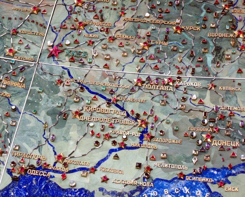 Мозаика «Карта индустриализации СССР»