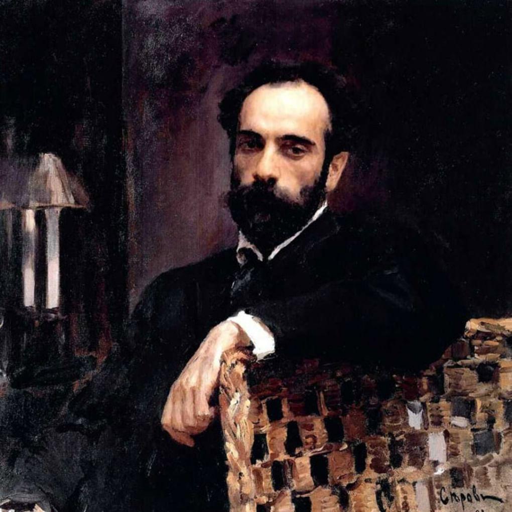 Исаак Левитан. Картина Валентина Серова. 1893. Третьяковская галерея
