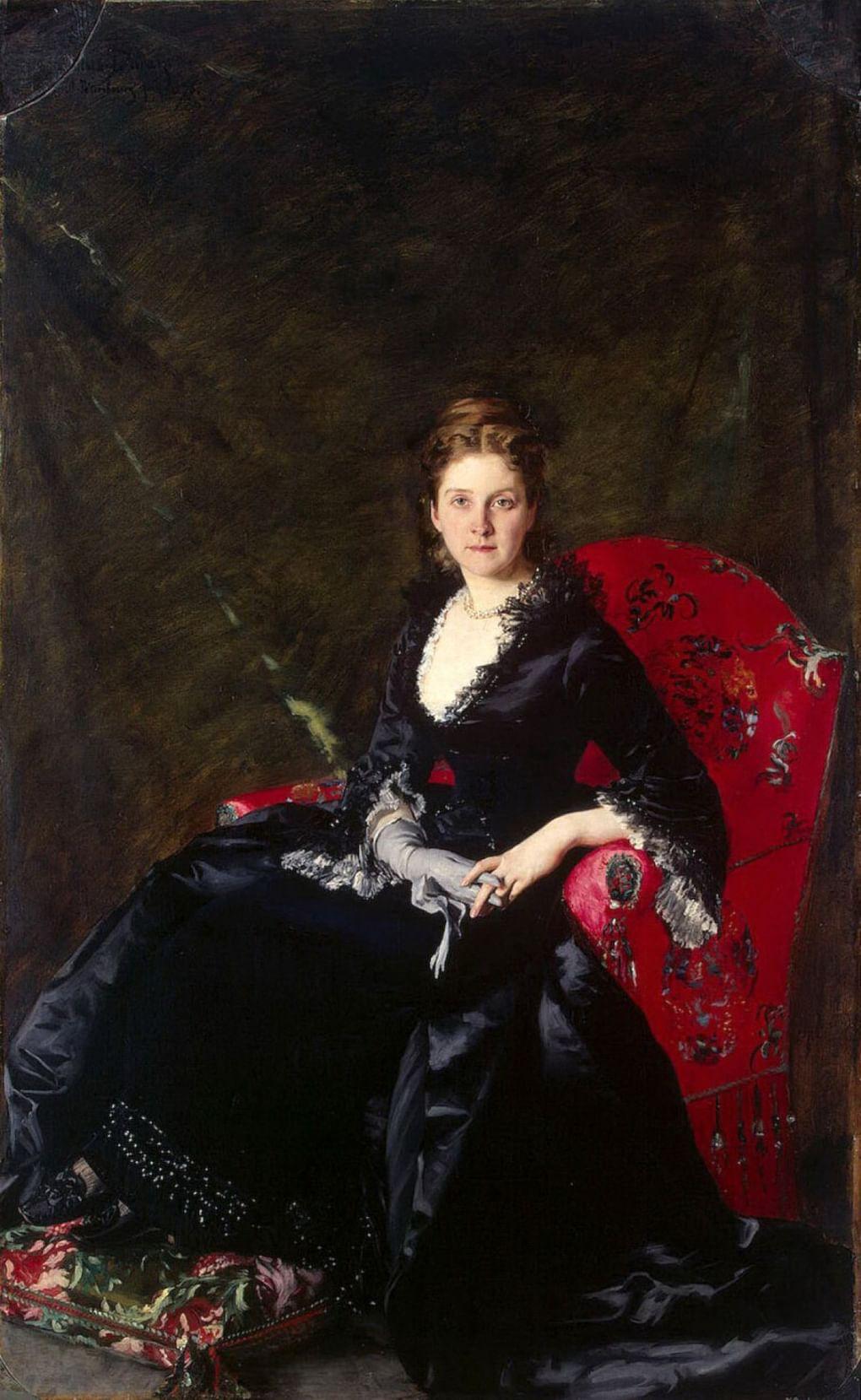 Ш. Каролюс-Дюран. Портрет Н.М. Половцевой. 1876. Государственный Эрмитаж