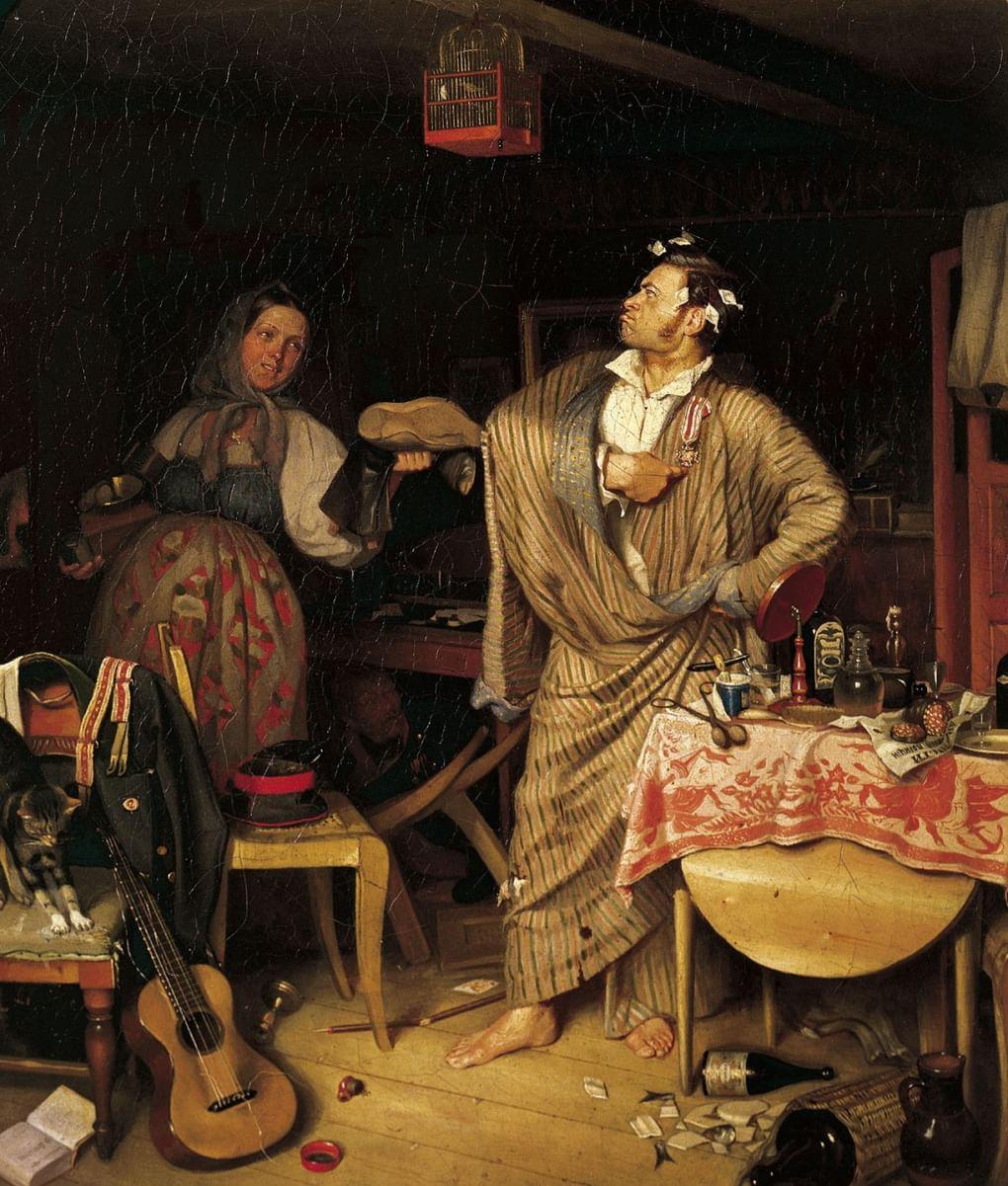 П. Федотов. Свежий кавалер 1846. ГТГ