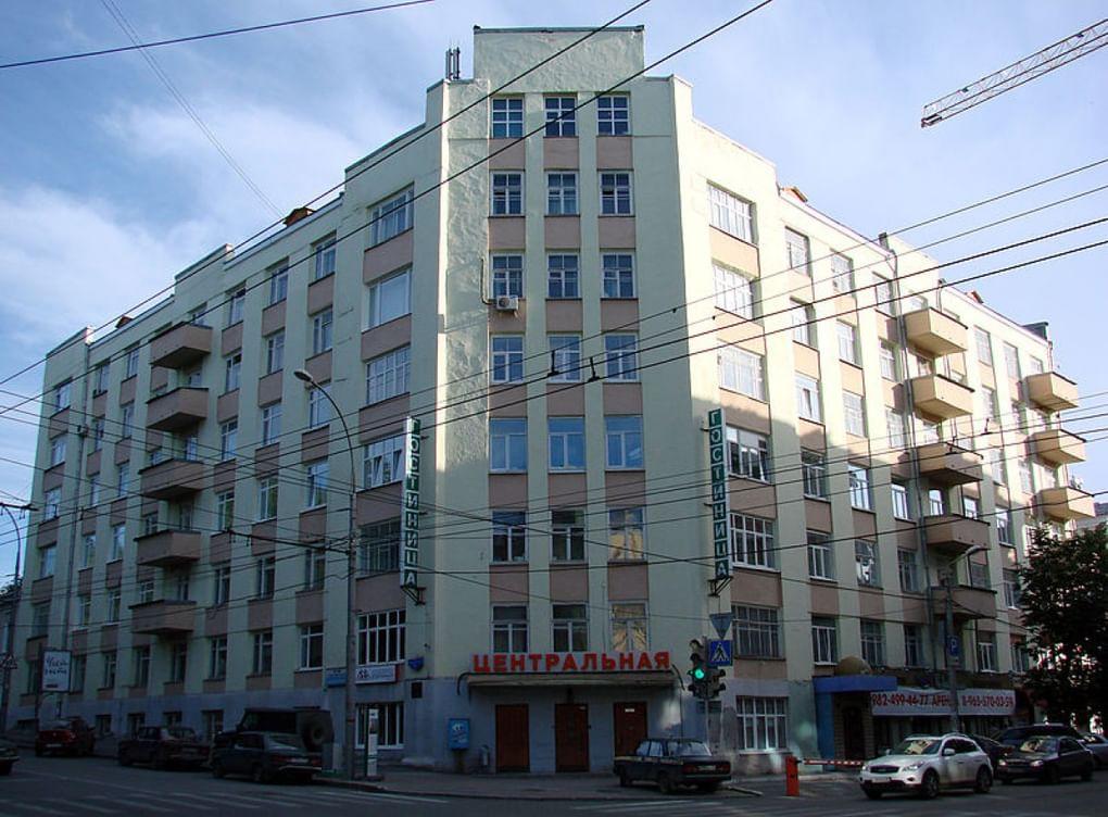 Гостиница «Центральная», Пермь. Фотография: Toshishiro / <a href="https://commons.wikimedia.org/w/index.php?curid=35568594" target="_blank" rel="noopener">commons.wikimedia</a> / <a href="https://creativecommons.org/licenses/by-sa/4.0" target="_blank" rel="noopener">CC BY-SA 4.0</a>
