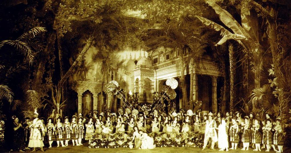 Сцена из балета «Баядерка». 1900 год 