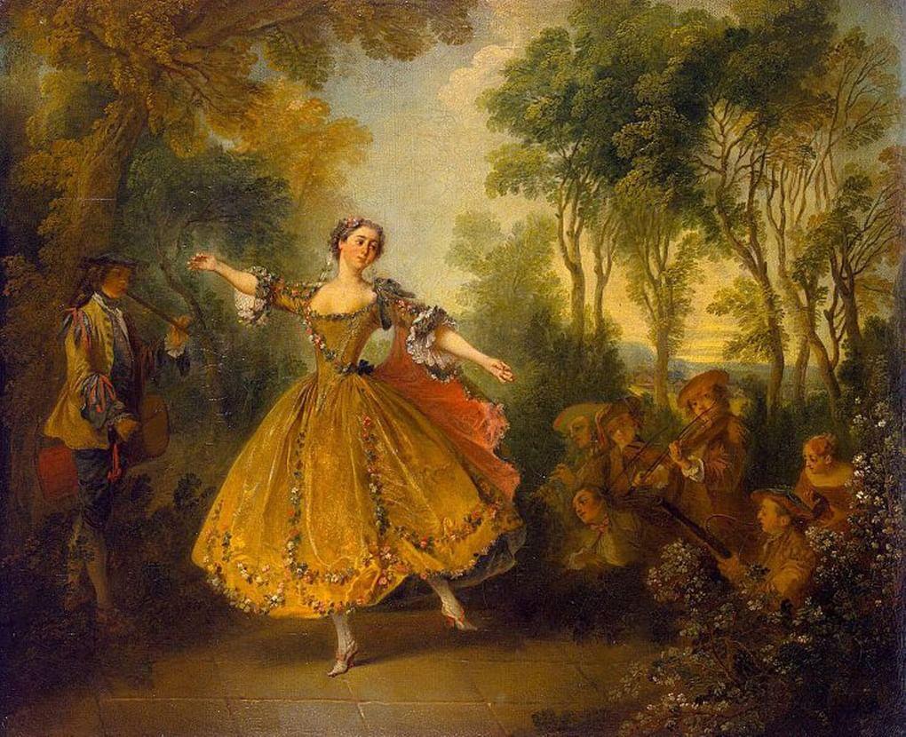Никола Ланкре. Мари Камарго. 1730-е. Государственный Эрмитаж, Санкт-Петербург