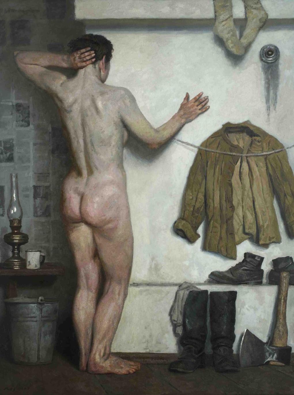 Гелий Коржев. На лесоповале. 2003. Институт русского реалистического искусства