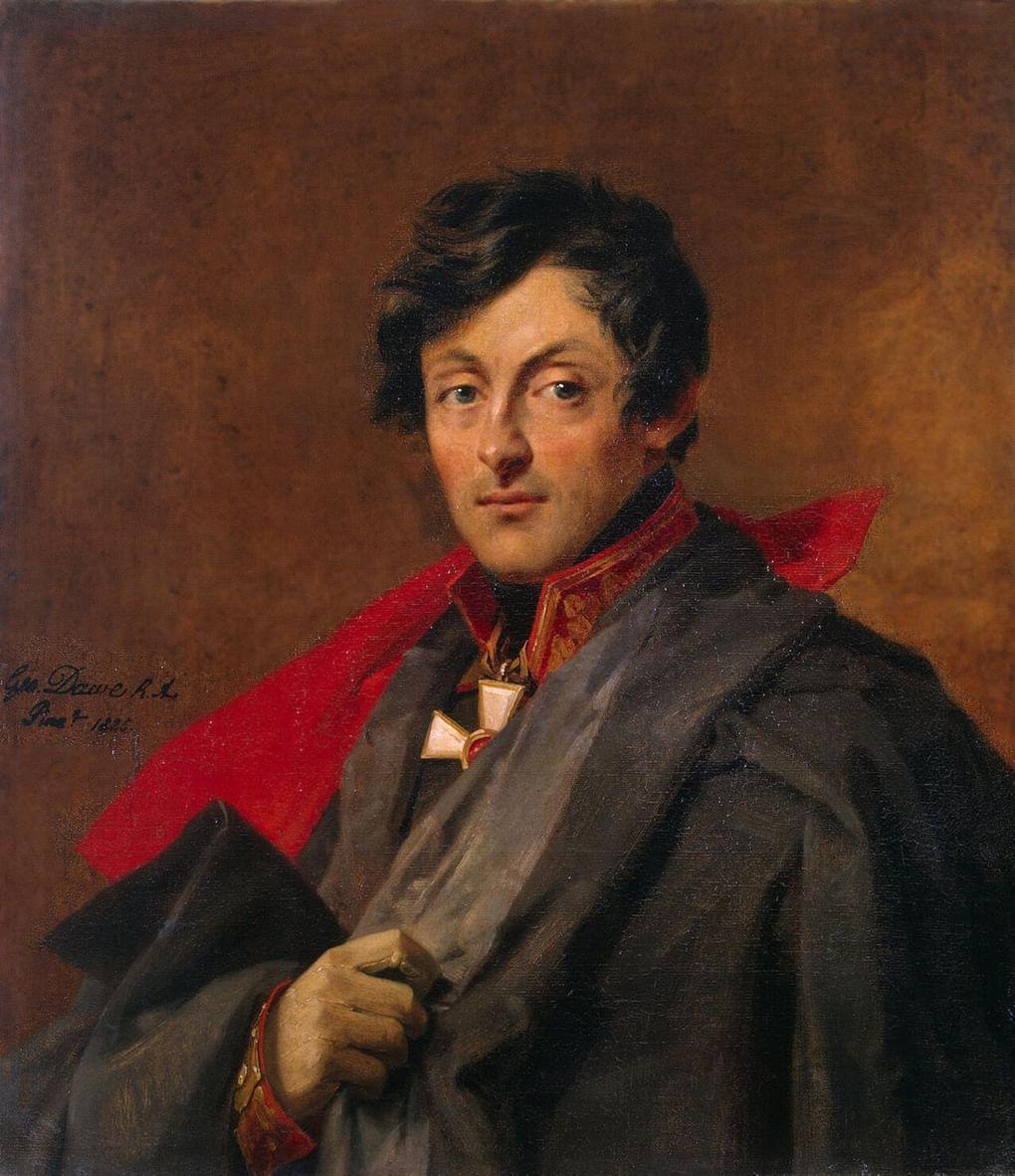 Джордж Доу. Портрет графа А.И. Остермана-Толстого. 1825. Эрмитаж