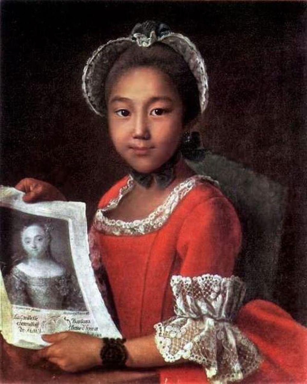 Иван Аргунов. Портрет калмычки Аннушки. 1767