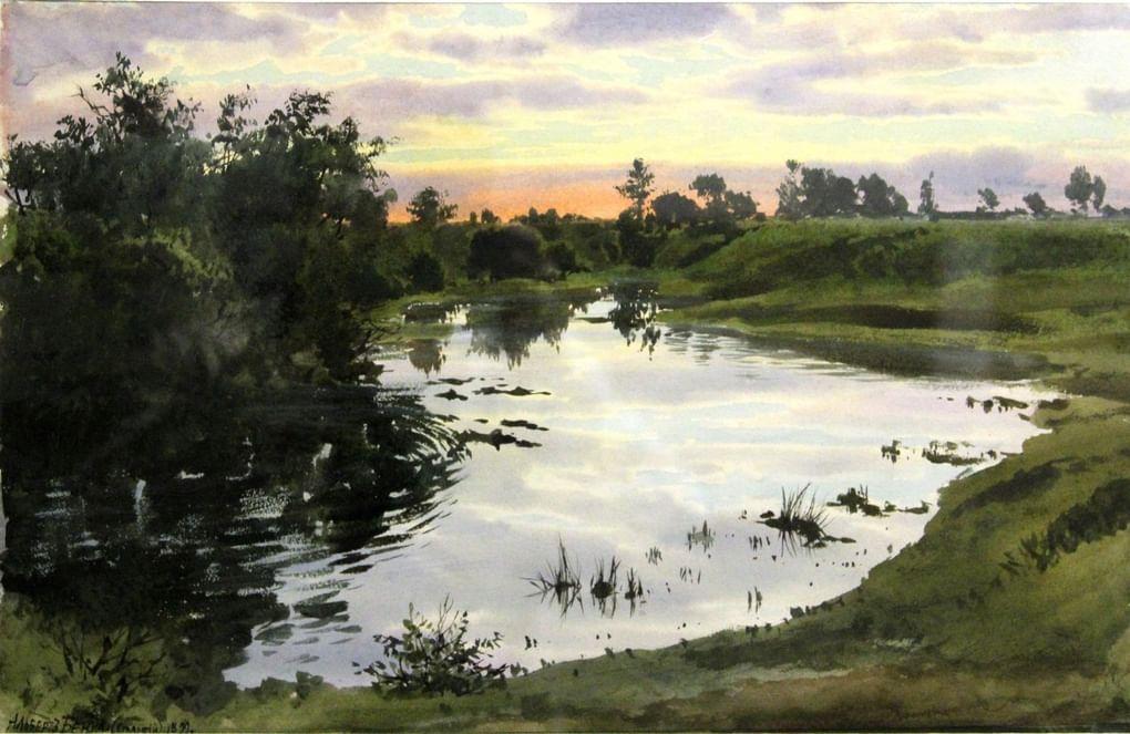 Николай Бенуа. Летний вечер. 1899