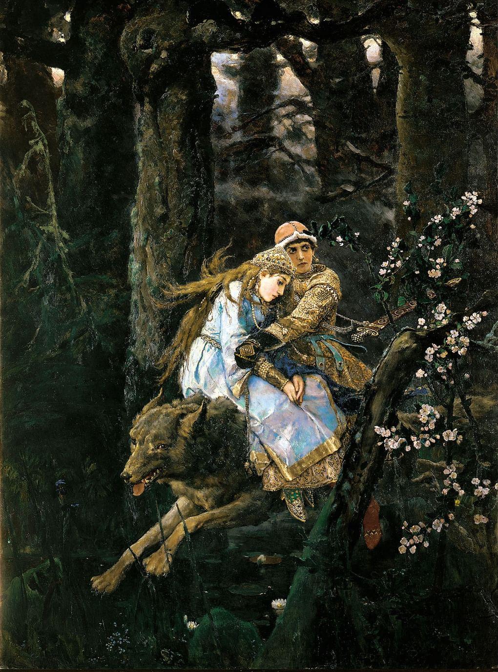 В.М. Васнецов. Иван Царевич на сером волке. 1889 г.