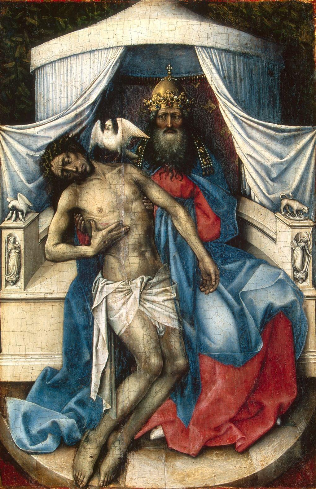 Р. Кампен. Троица. 1430-е. Эрмитаж
