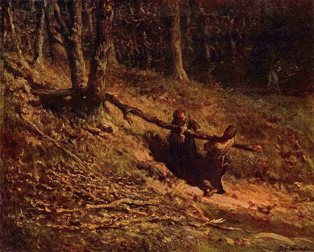 Ж.Ф. Милле. Собирательницы хвороста. 1850-е. ГМИИ