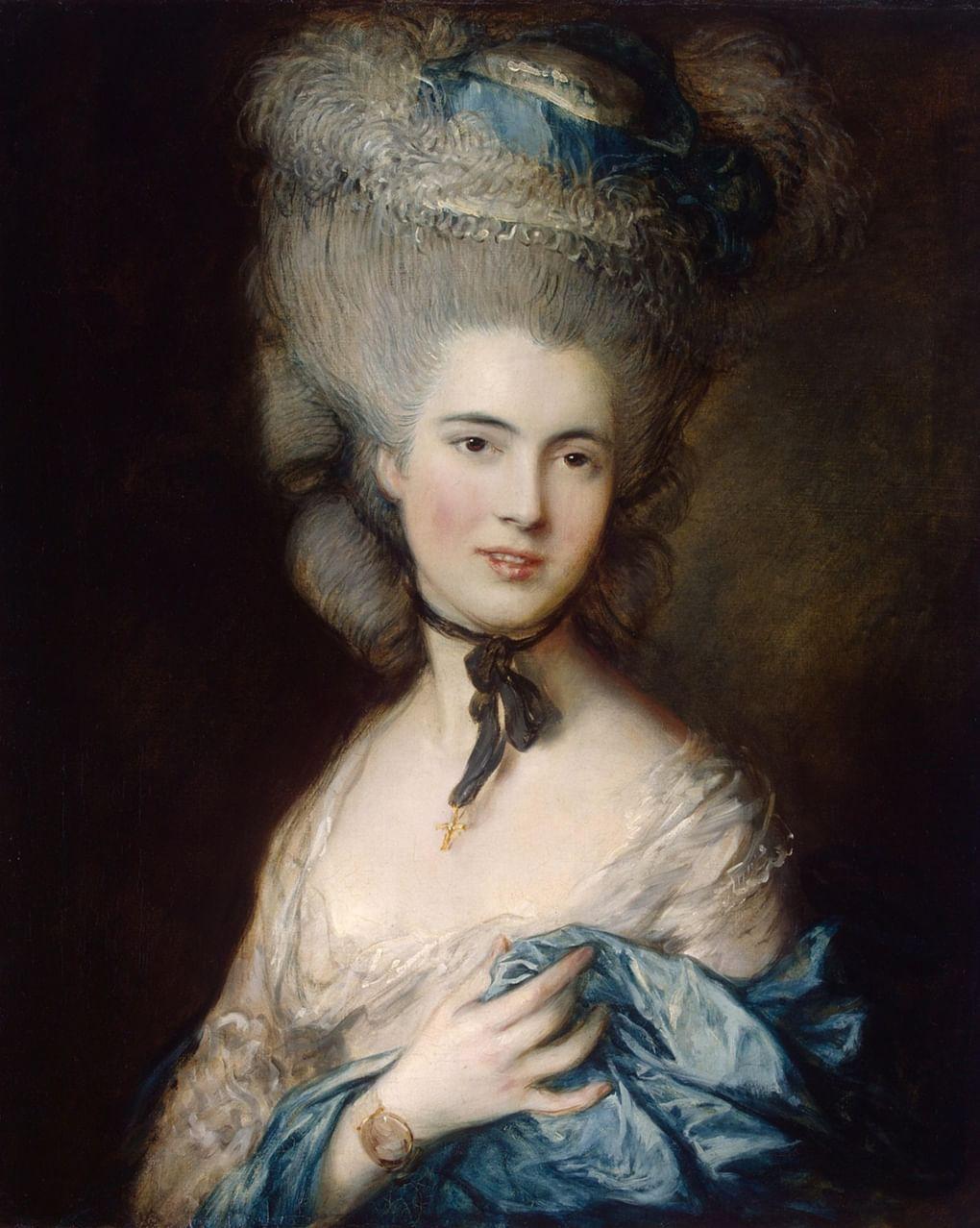 Т. Гейнсборо. Портрет дамы в голубом. 1770-1780-е. Эрмитаж