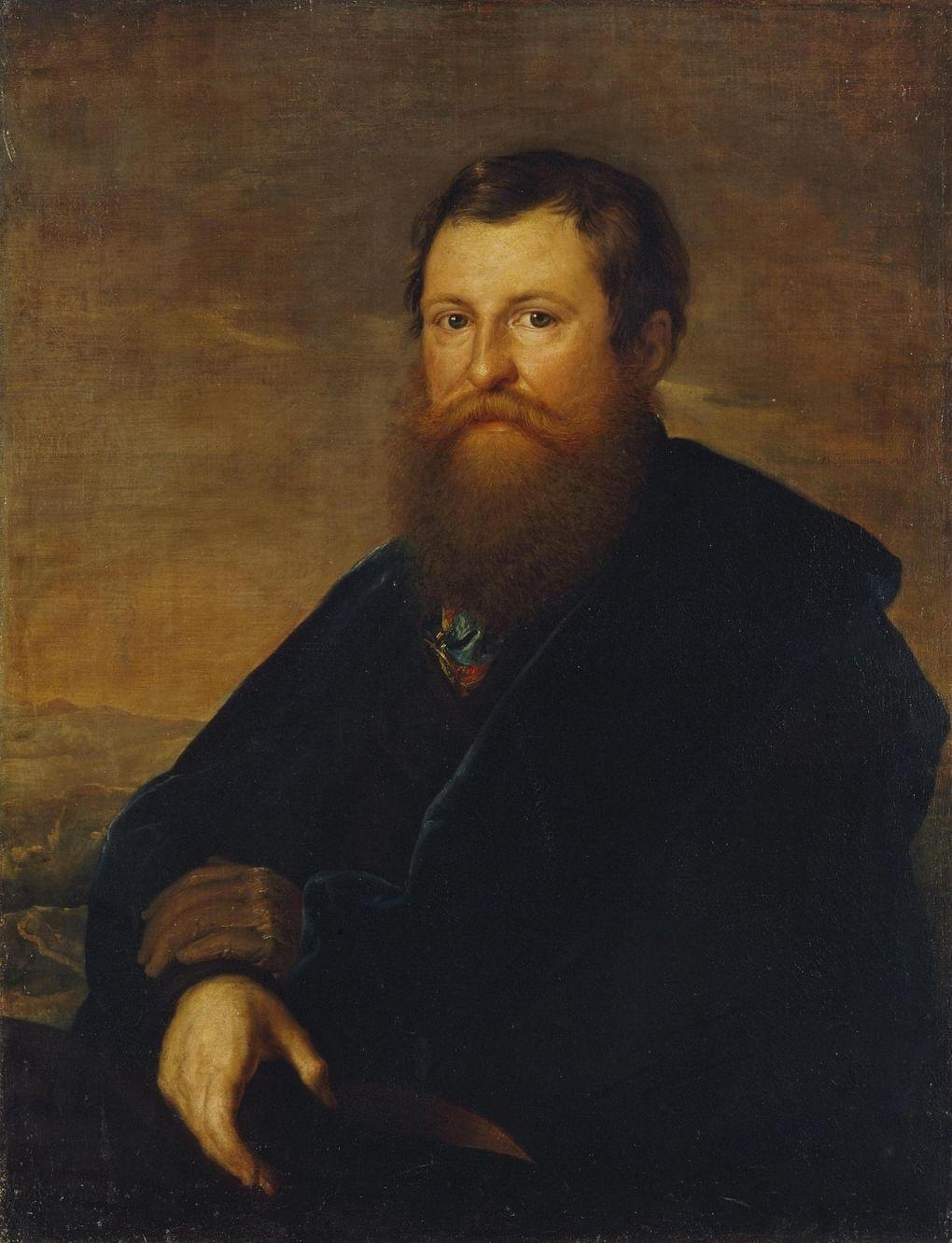 Василий Тропинин. Портрет А.П. Сапожникова. 1826. Государственный Эрмитаж