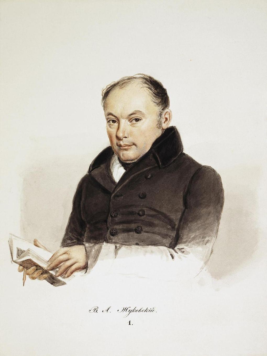 Иван Реймерс. Портрет Василия Андреевича Жуковского. 1837, Эрмитаж