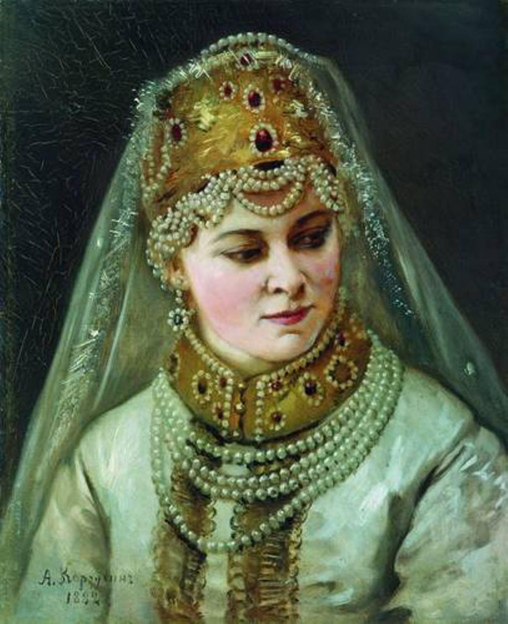 Алексей Корзухин. Боярышня. 1882