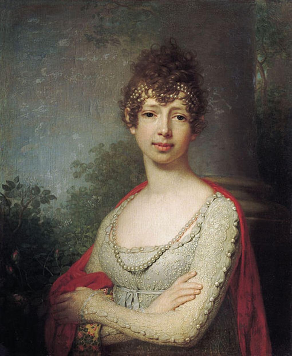 Владимир Боровиковский. Портрет великой княжны Марии Павловны. 1800-е