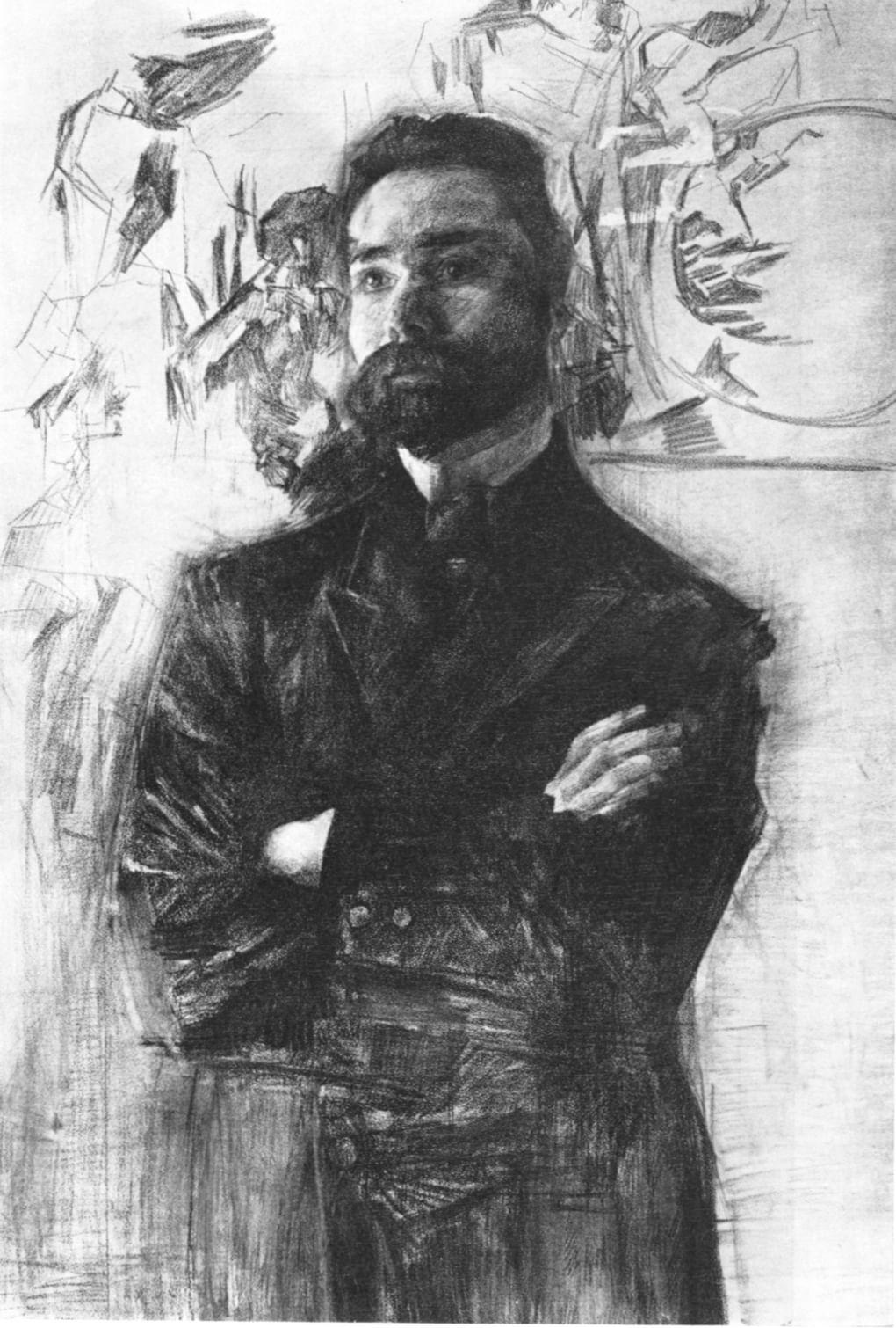 В. Брюсов. Картина художника М. Врубеля