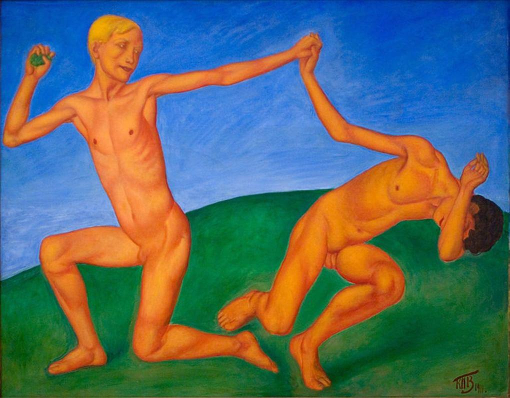 Кузьма Петров-Водкин. Мальчики. 1911
