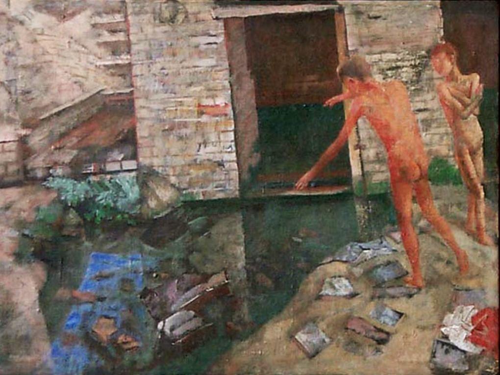 Кузьма Петров-Водкин. У серебряного ключа. 1921. Иркутский областной художественный музей