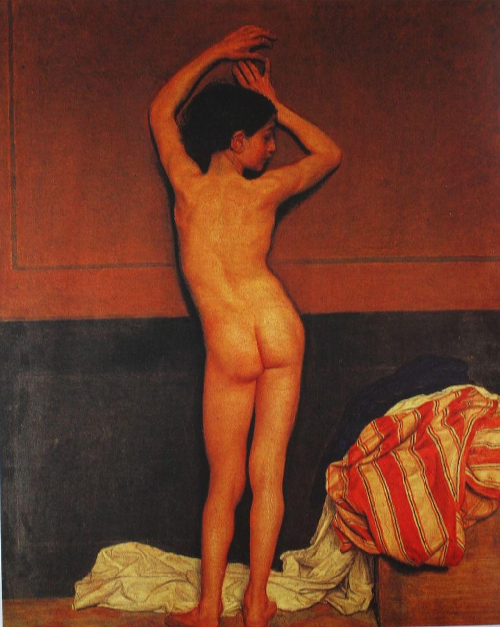 Александр Иванов. Стоящий обнаженный мальчик. Этюд. 1850