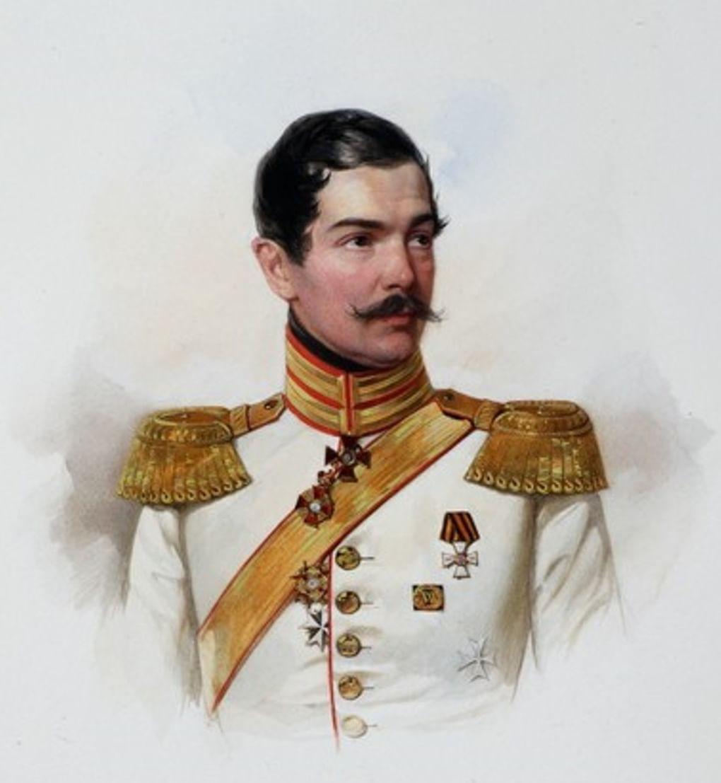 Владимир Гау. Портрет Петра Ланского. Ок. 1847. ИРЛИ РАН